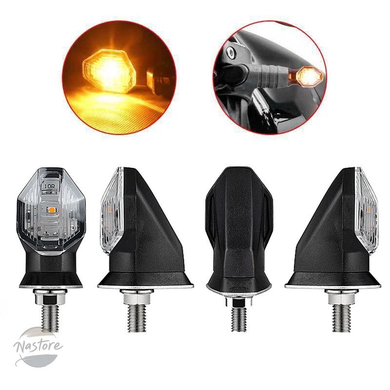 並行輸入品 ミニ バイク ウインカー 8mm led ウィンカー インジケーター ライト 12v カスタムパーツ 部品 アクセサリー_4
