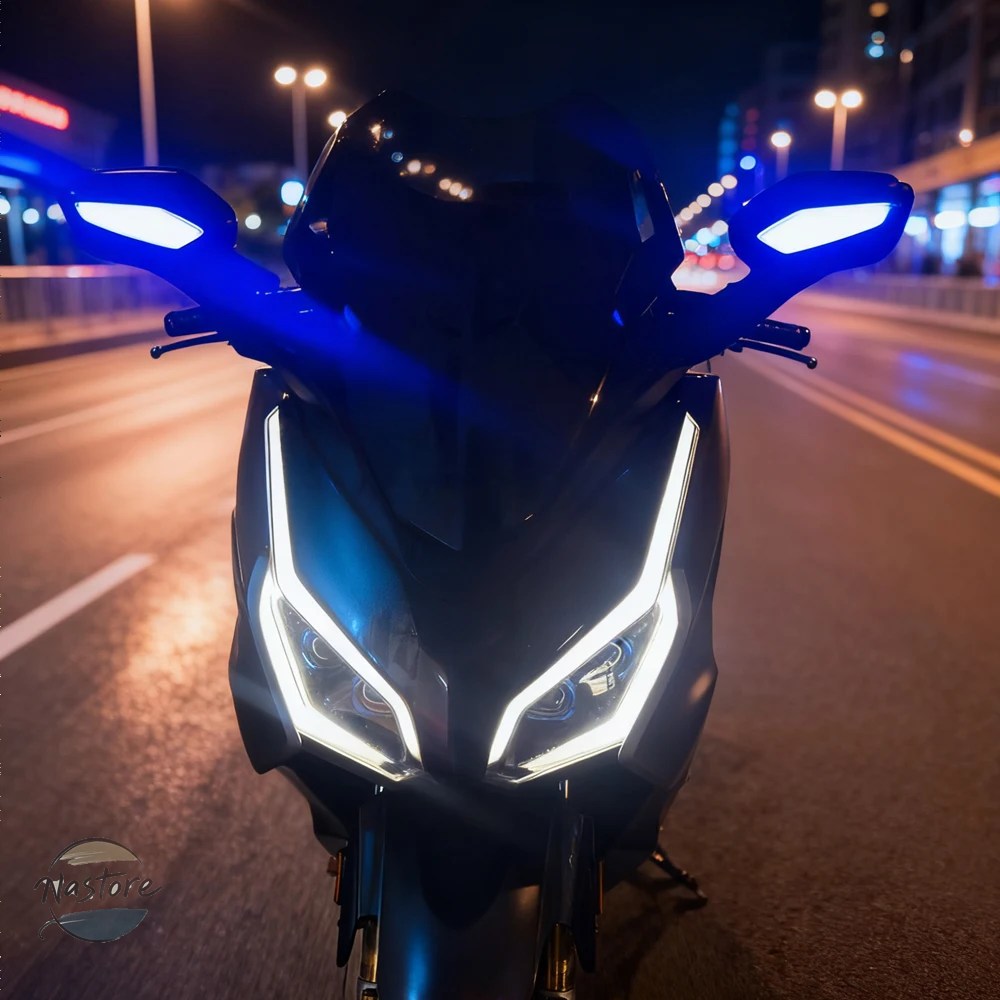 並行輸入品 バイク ミラー forza350 2021 2025 led インジケーター カスタムパーツ 部品 アクセサリー_3