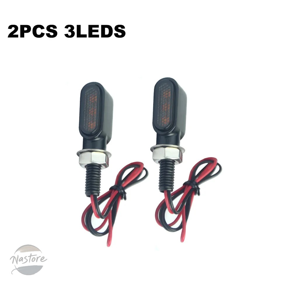 並行輸入品 ヤマハ バイク 8mm led ウィンカーライト アンバー インジケーター ランプ カスタムパーツ 部品 アクセサリー_1
