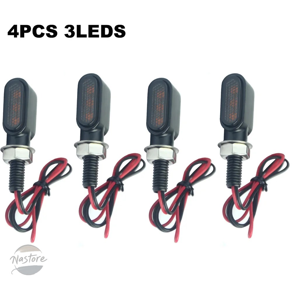 並行輸入品 ヤマハ バイク 8mm led ウィンカーライト アンバー インジケーター ランプ カスタムパーツ 部品 アクセサリー_2