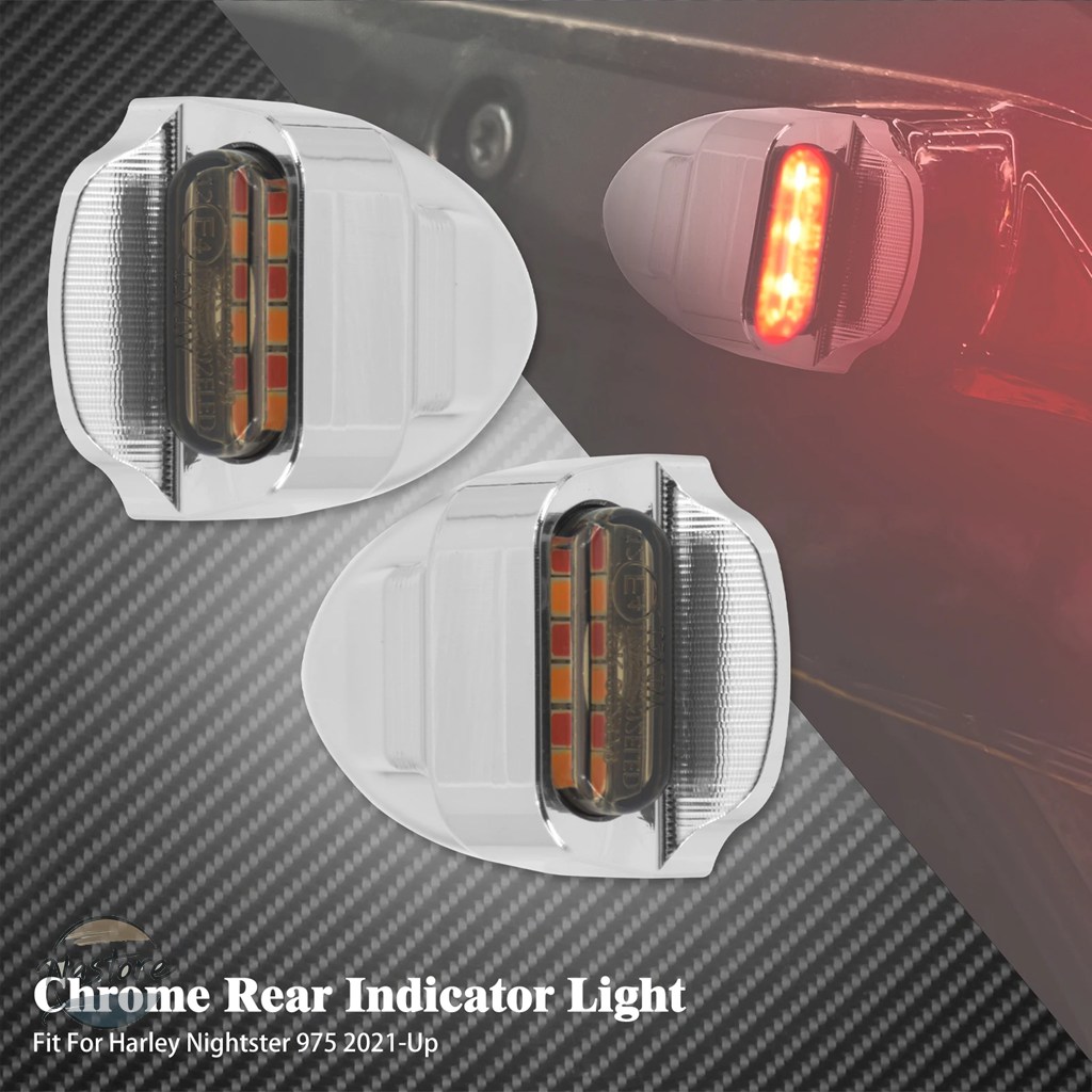 並行輸入品 バイク ブレーキ led インジケーター ライト リアウィンカー カスタムパーツ 部品 アクセサリーの画像