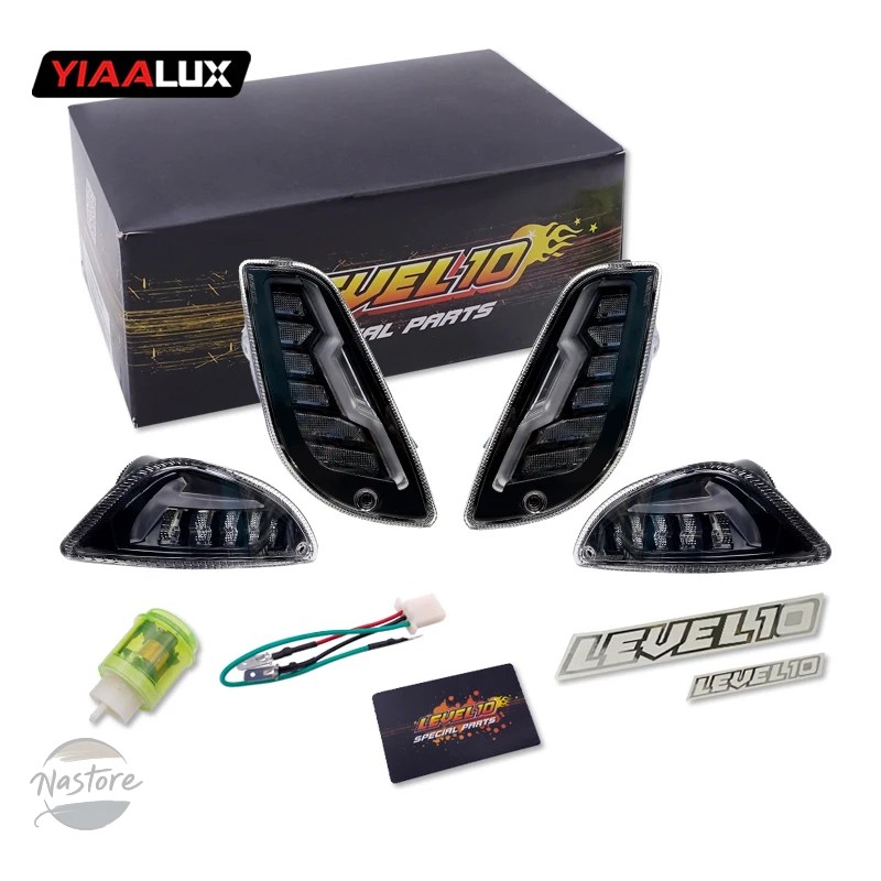 並行輸入品 lx150 ベスパ バイク レベル10 ランプ led フロント＆リア
