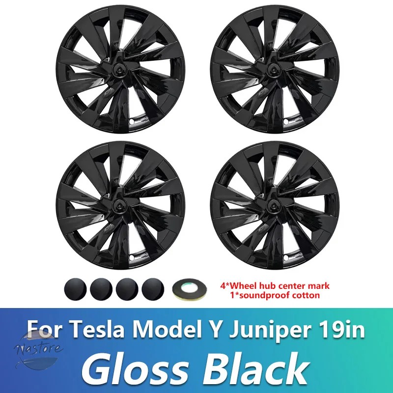 並行輸入品 テスラ カバー ホイール モデルy juniper 19インチ クロス