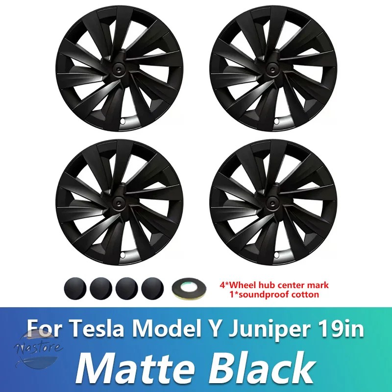 並行輸入品 テスラ カバー ホイール モデルy juniper 19インチ クロス