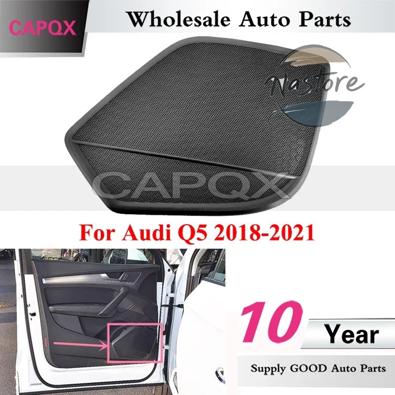 並行輸入品 CAPQX 1個 車ドアホーンカバー Audi Q5 2018-2021 ドアスピーカートリムパネルカバー 80D035419 80D035420 80D035435 80D035436の画像