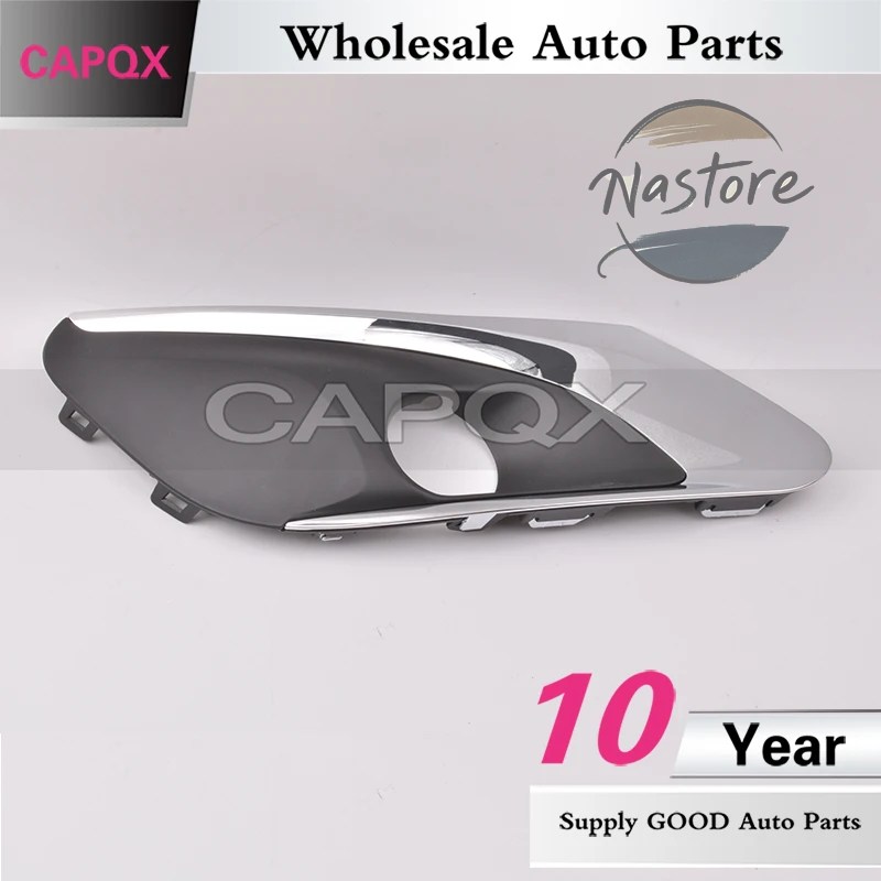並行輸入品 CAPQX フロントバンパー フォグランプ フレーム カバー プジョー 308S 2015-2016 フォグランプ シェル フォグランプ クローム トリム キャッ_1