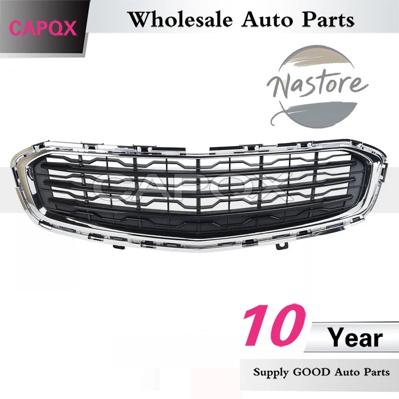 並行輸入品 CAPQX 車用メッシュグリル フロントバンパーグリル ラジエーターグリル シボレークルーズ 2015-2016 USタイプ レーシンググリル_2