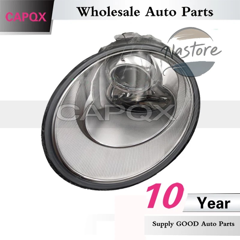 並行輸入品 CAPQX フロントバンパーヘッドライト フォルクスワーゲン ビートル 2008-2010 用 フロントヘッドランプ ヘッドランプ ヘッドライト 電球なし_2