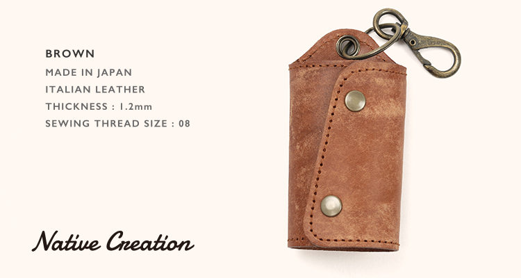 【イタリアンレザー】本革キーケース スマートキー パステル かわいい 日本製 本革 ギフト プレゼント GIFT |  | 08