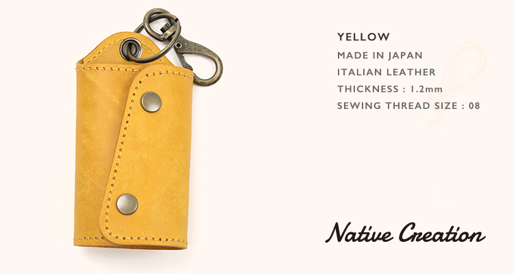 【イタリアンレザー】本革キーケース スマートキー パステル かわいい 日本製 本革 ギフト プレゼント GIFT |  | 05