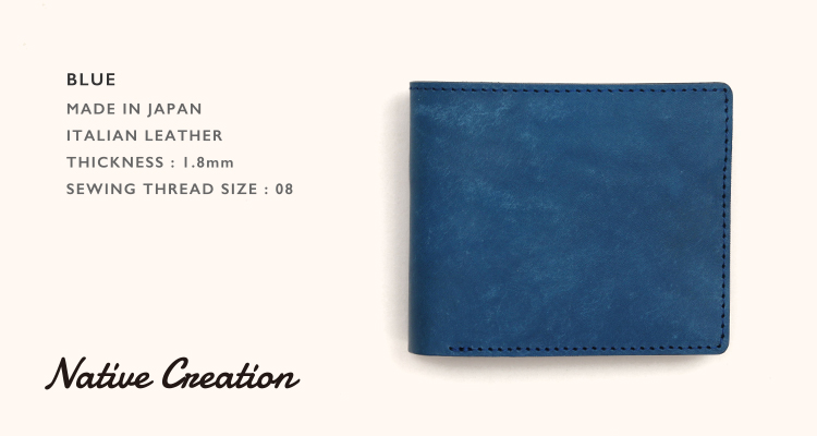 【イタリアンレザー】本革二つ折り財布 札入れ 小銭入れ 日本製 本革 シンプル パステル かわいいギフト プレゼント GIFT |  | 02