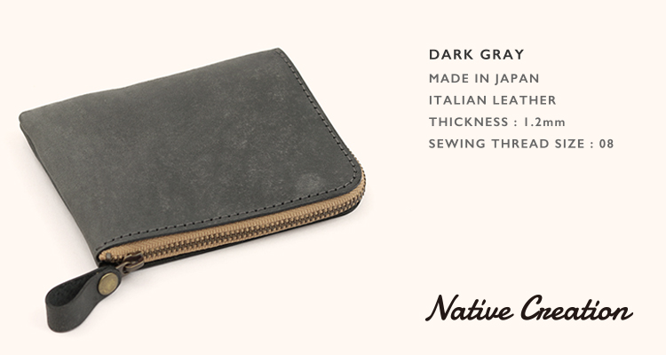 【イタリアンレザー】本革L字ファスナー薄型 ミニ財布 パステル かわいい 小銭入れ カード 小さい うすい 日本製 本革 ギフト プレゼント GIFT |  | 07