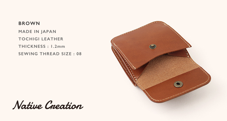 栃木レザー 二つ折り財布  メンズ レディース コンパクト ミニ 日本製 本革 牛革 小銭入れ 外側 カード 小さい 札入れ ギフト プレゼント |  | 05