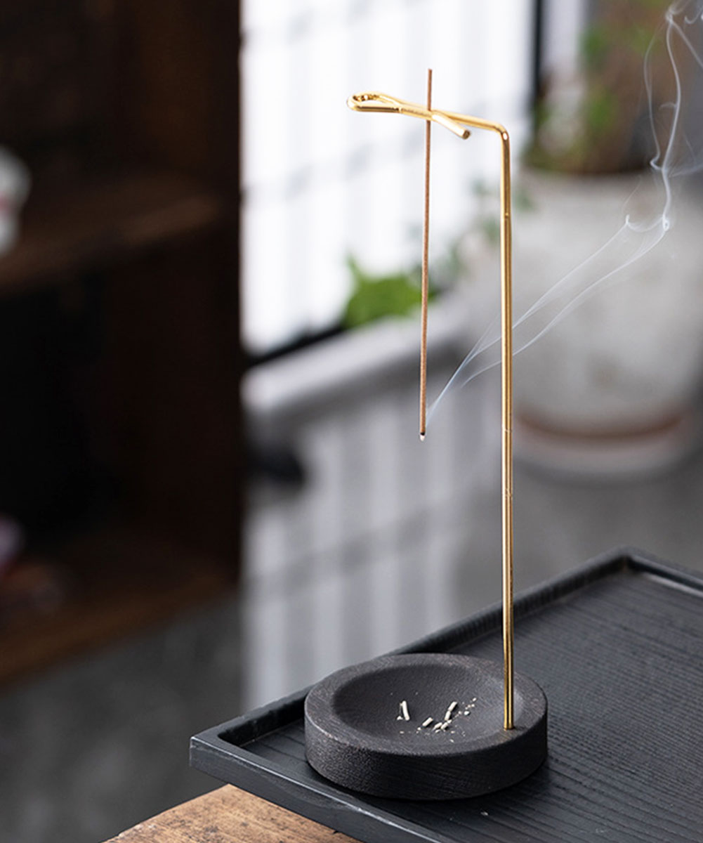 お香立て お香スタンド 香炉 線香立て 香皿 インセンスホルダー 木製