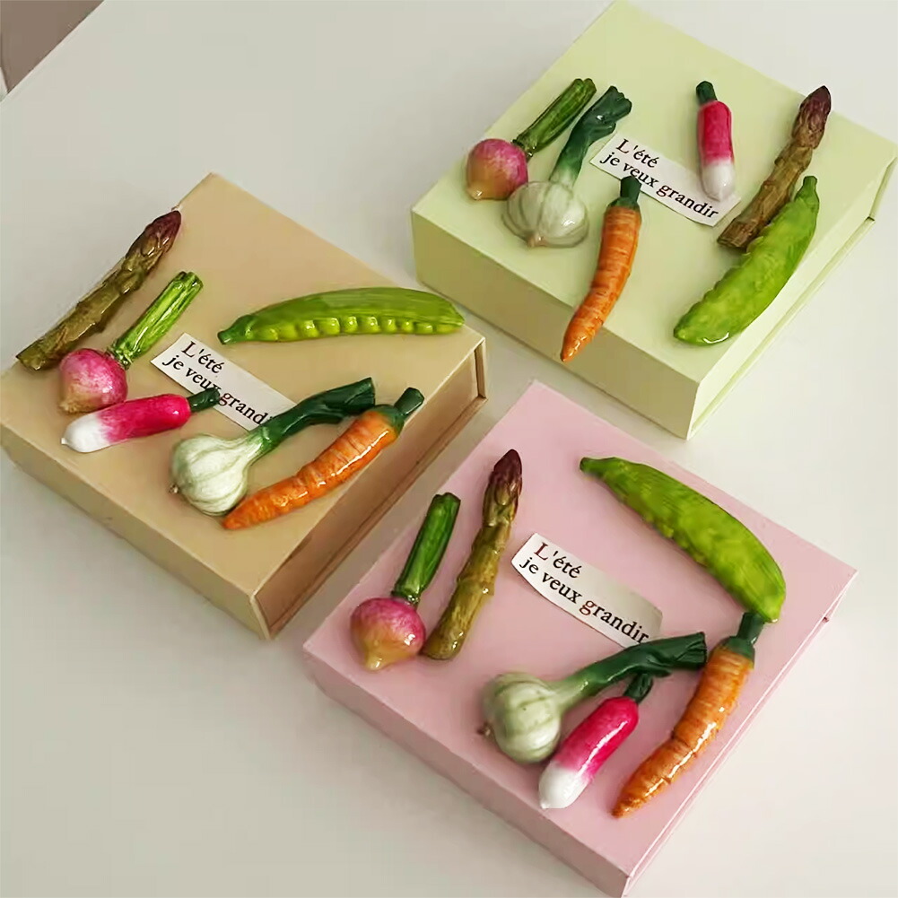 野菜モチーフ マグネット 箸置き デザイン雑貨 冷蔵庫 野菜デザイン