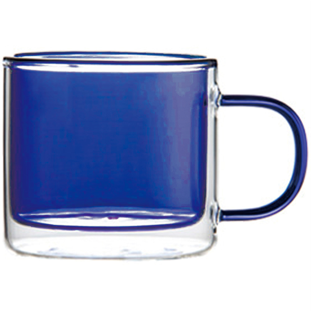 ステンドグラス コーヒーカップ 二重ガラスカップ マグカップ 耐熱2層手吹き製作グラス かわいいレトロデザイン グラス カラーグラス コップ 耐熱ガラス｜nattyandco｜06