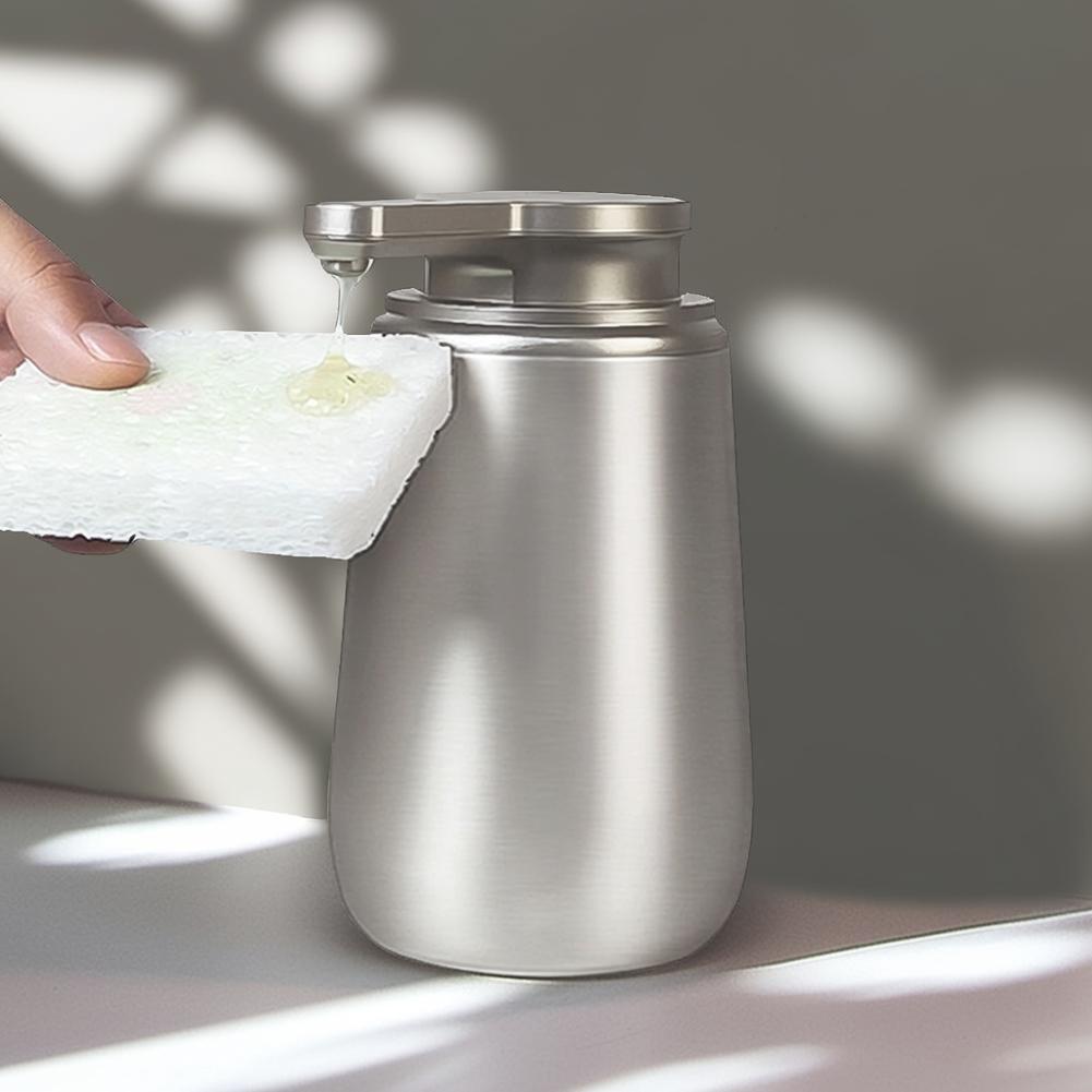 Natty＆Company ソープディスペンサー 自動 ステンレス 円錐台型