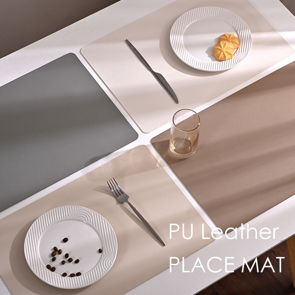 ランチョンマット テーブルマット PUレザー 防水 撥油 耐摩擦 耐傷性 ランチョンマット テーブルマット PUレザー 防水 撥油 耐摩擦 耐傷性