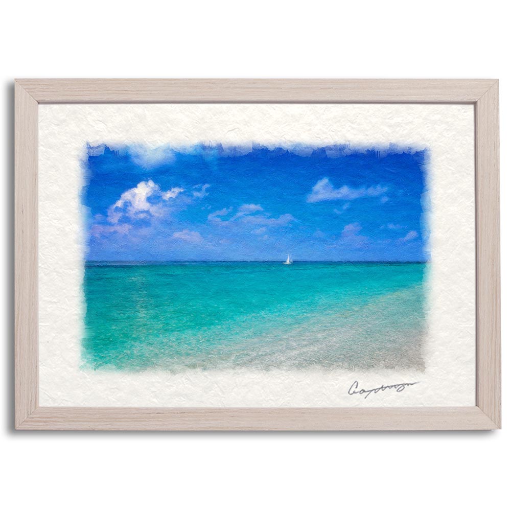 風水 玄関 絵画 絵 インテリア アートパネル 風景画 夏 海の絵 空 青