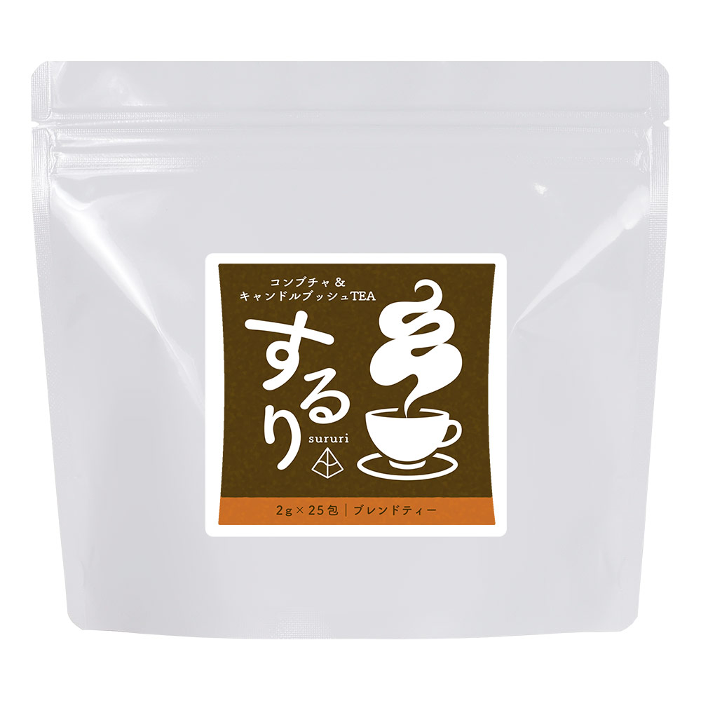 コンブチャ キャンドルブッシュ ブレンド茶 25包 50g クレンズ