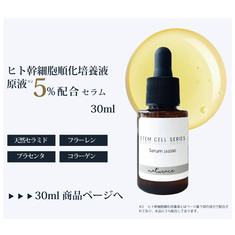 今だけセール！ヒト幹細胞順化培養液原液5％配合 スキンケア Mセット