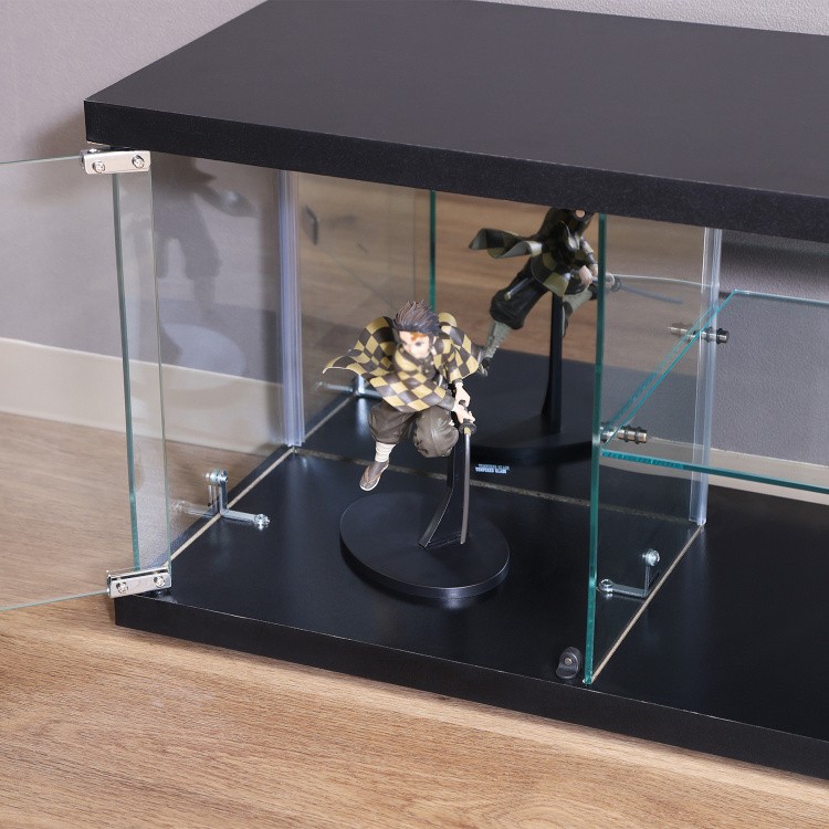 ガラス コレクション TVボード 幅110cm テレビ台 ディスプレイ 強化