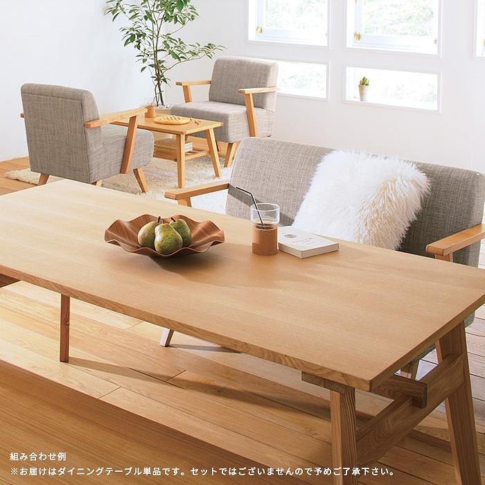国産再入荷 ダイニングテーブル 天然木... : 家具・インテリア 幅160cm 超歓迎定番