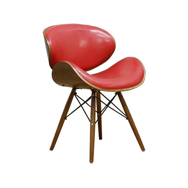 デザイン チェア スタイリッシュ ミッドセンチュリー 曲線 受付