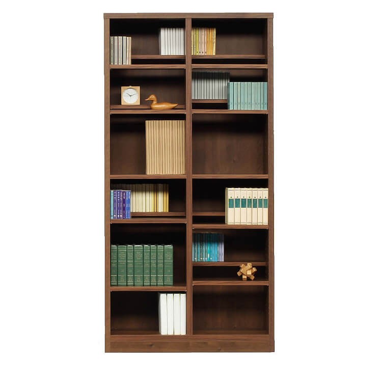 木製 ラック オープンラック 本棚 書棚 幅90cm ハイタイプ 奥行
