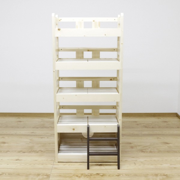 ペットベッド キャットタワー 5段ベッド 北欧 パイン材 カントリー調