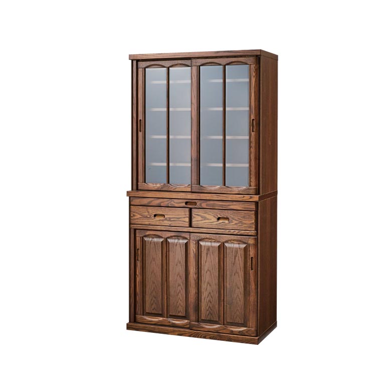 未来商会 食器棚 キッチンボード 完成品 キッチン収納 木製 おしゃれ