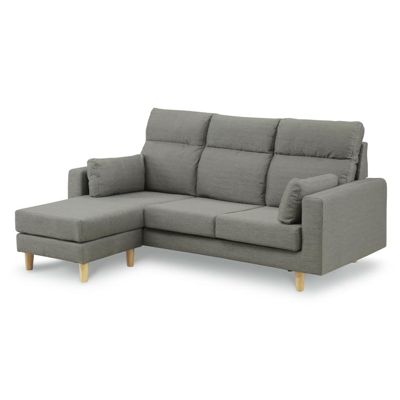 ソファ 3人掛け カウチソファ ソファー おしゃれ 3人掛けソファ カウチ 幅195 ファブリック sofa 3P シリコンフィル ウレタン ウェービングベルト_3