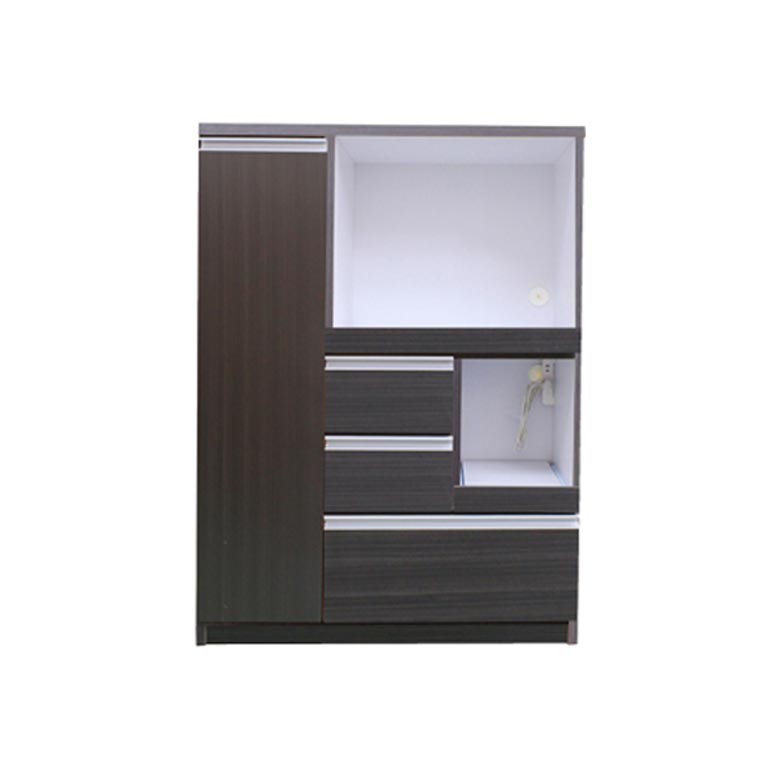 未来商会 レンジ台 完成品 食器棚 キッチンボード キッチン収納 幅90