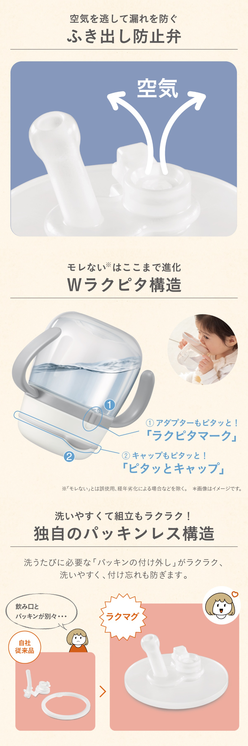 Combi（コンビ） ラクマグ ストロー＆コップ プレミアムセット