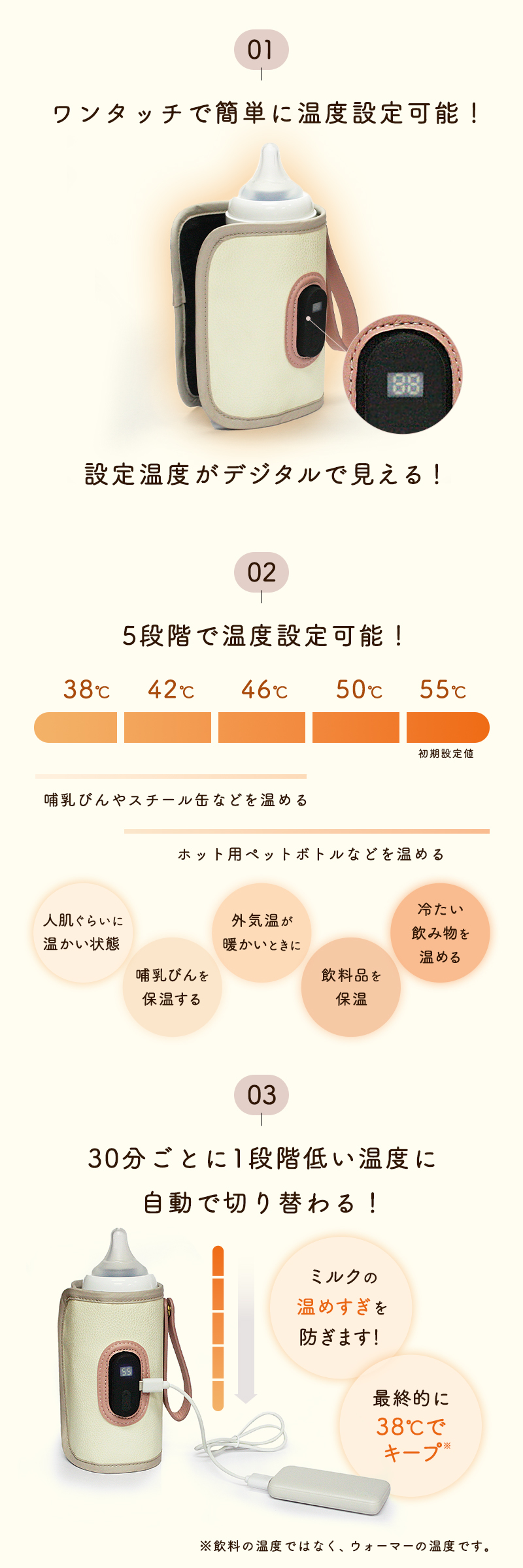 T-REX ティーレックス Smart from the Star 哺乳びんウォーマー 哺乳瓶
