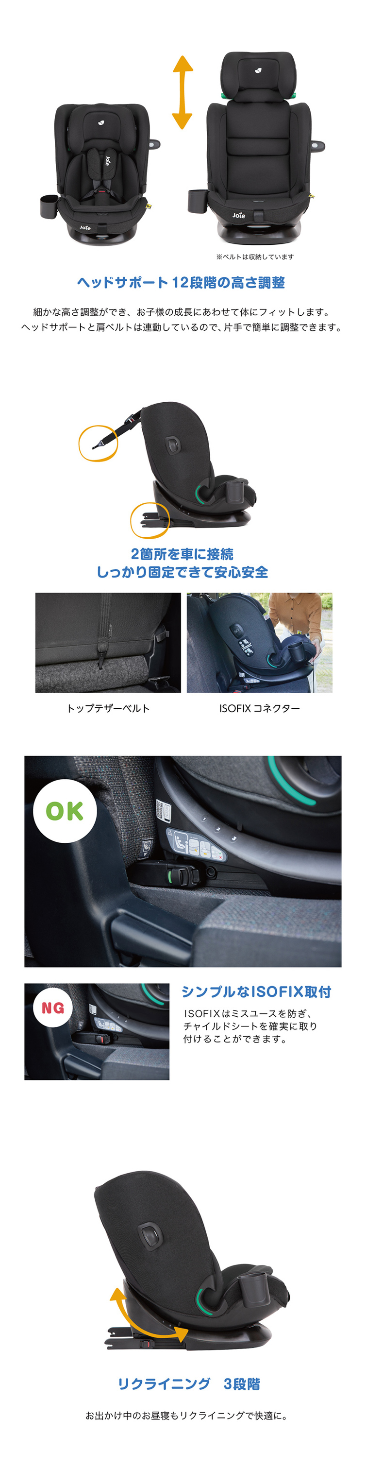 カトージ Joie チャイルドシート アイ・ボールド シェール