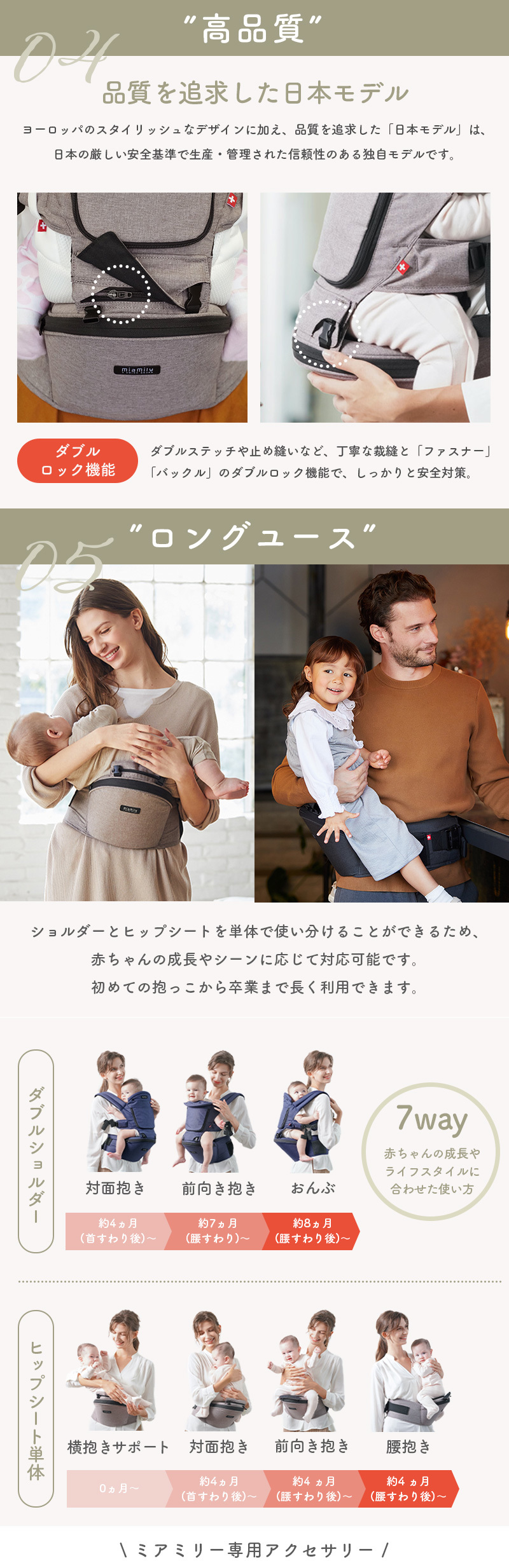 【美品】ミアミリーMiaMilyヒップスタープラス日本モデルヒップシートキャリア ミアミリー ヒップスタープラス デニムブルー MiaMily HIPSTER PLUS