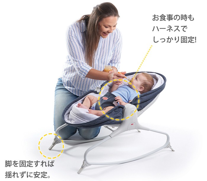 タイニーラブ TineyLove 3in1 おひるね ロッキングナッパー デニム 