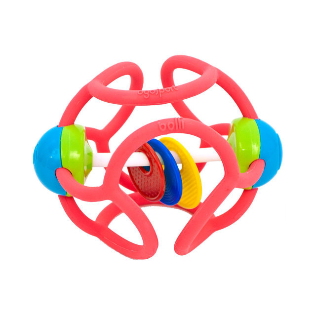 ボリィ カラフルラトル シリコンボール 歯固め シリコン ボール