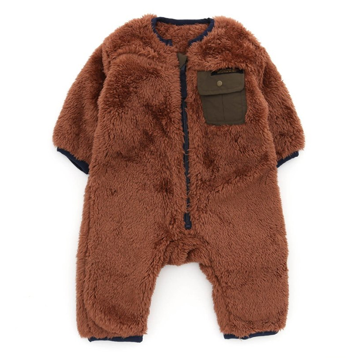 Kith フリースロンパース・ボアカバーオール6-9M 70cmベビー 楽天市場】ロンパース くま耳 カバーオール カエルロンパース