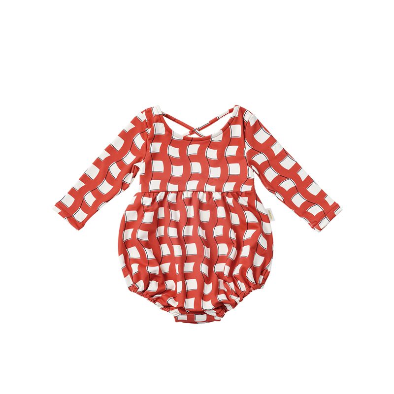 マールマール 水着 スイムウェア MARLMARL swimwear grid wave UV 