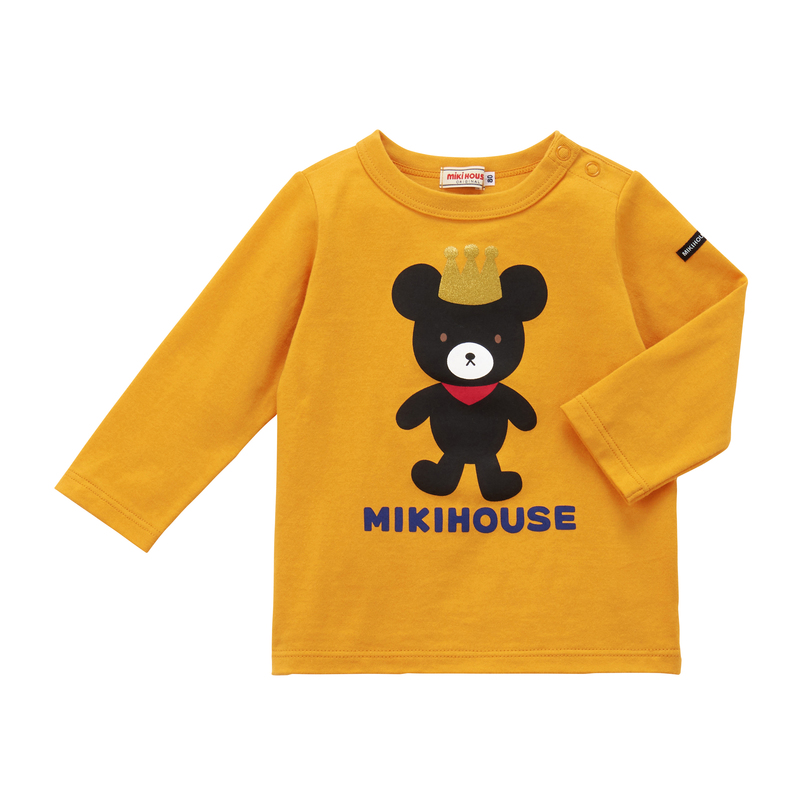 ミキハウス mikihouse キングくん 長袖Ｔシャツ ロンティ 通年 保育園 着替え