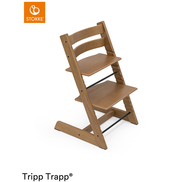 ストッケ トリップトラップ オーク ハイチェア ベビーチェア オーク材 ナチュラル ブラウン 木製 北欧 子供椅子 STOKKE TRIPP  TRAPP 正規販売店7年保証