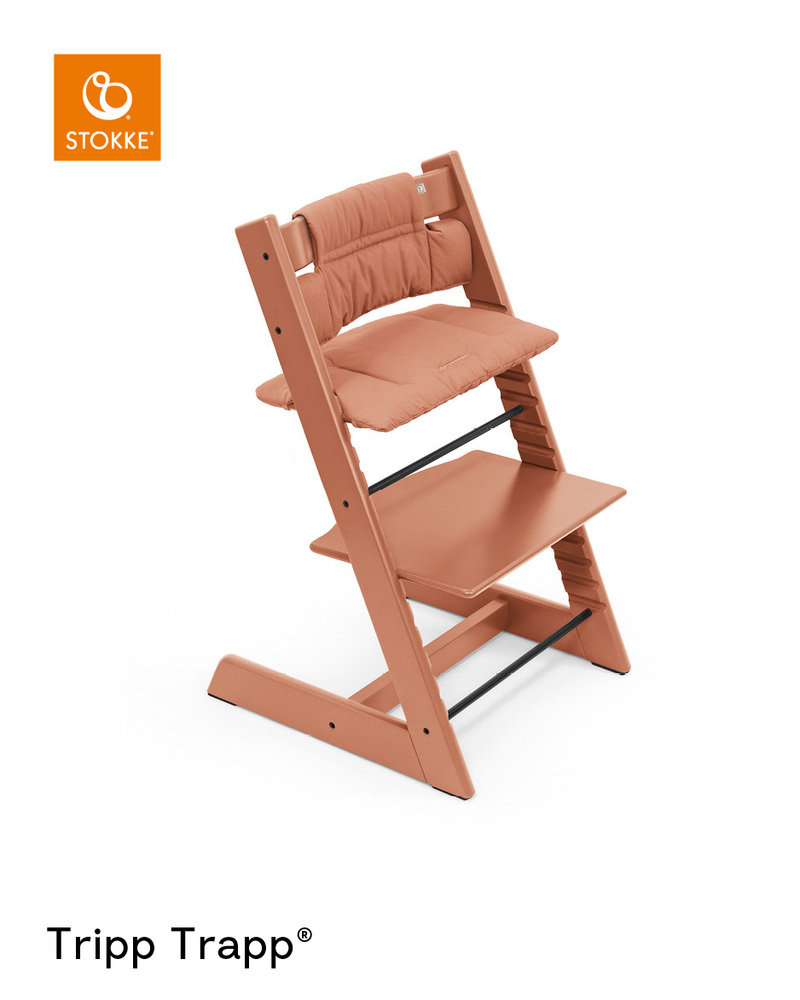 ストッケ トリップトラップ ハイチェア ビーチ 本体 + クラシッククッション 2点セット STOKKE TRIPP TRAPP 子供 椅子