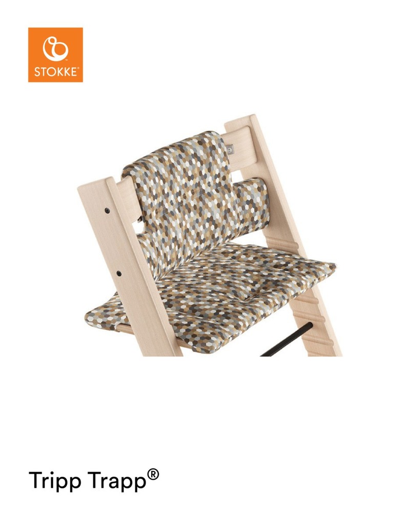 ストッケ トリップトラップ クラシッククッション STOKKE TRIPP TRAPP 子供椅子 ストッケ ベビーチェア ストッケ ハイチェア イス オプション 撥水加工 正規品の画像