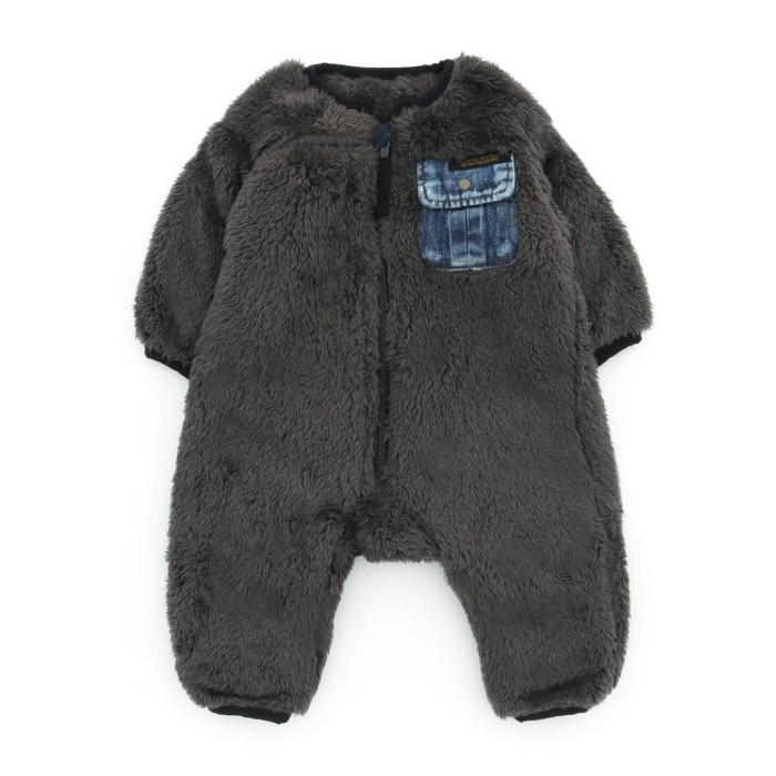 Kith フリースロンパース・ボアカバーオール6-9M 70cmベビー natural-living_u280550
