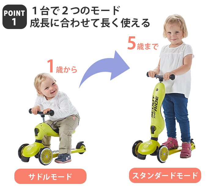 Scoot＆Ride スクート＆ライド ハイウェイキック 1 キッズスクーター