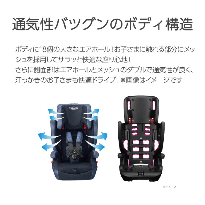 チャイルドシート ジュニアシート グレコ GRACO エアポップ シンプル