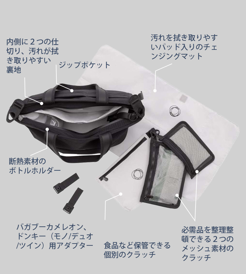 bugaboo バガブー チェンジング バッグ ベビーカー アクセサリー 便利