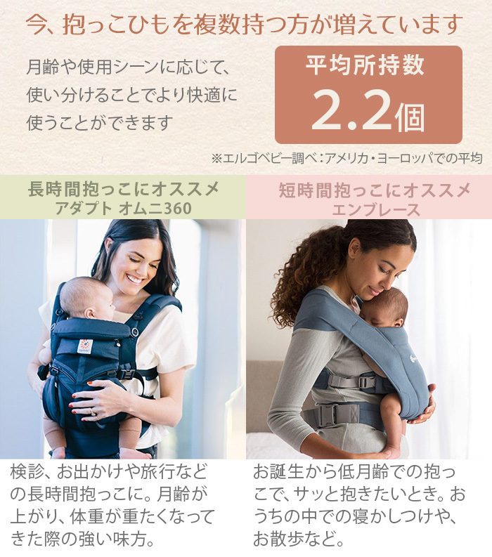 低価格化 エルゴ 抱っこひも エンブレース Embrace 人気商品